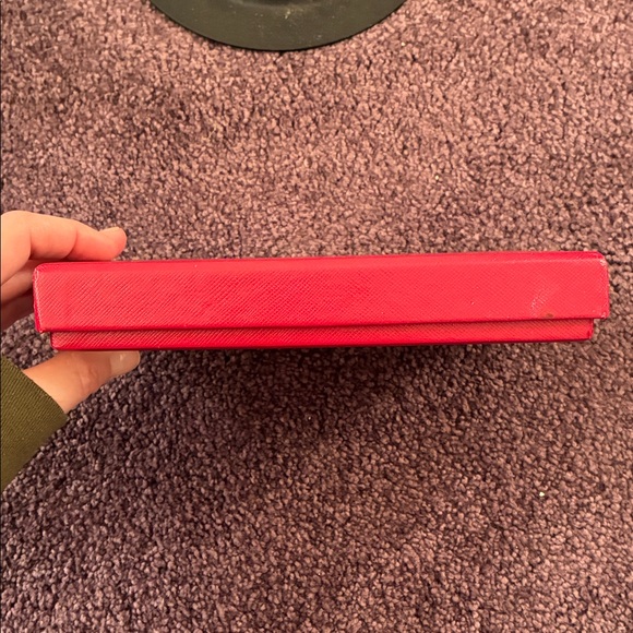 Cartier Red Gift Box with Gold Logo Stunning Heavy Duty w Lid - Picture 6 of 6